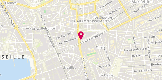Plan de BNP Paribas 1er arrondissement, 83 la Canebière, 13001 Marseille