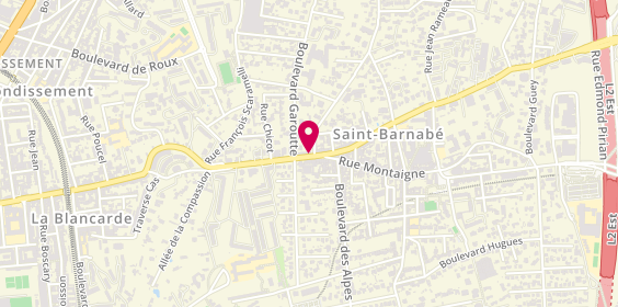 Plan de LCL Banque et assurance, 71 avenue de Saint-Barnabé, 13012 Marseille