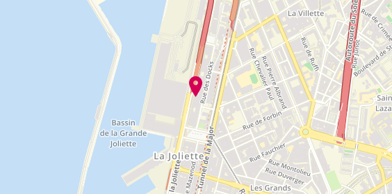 Plan de Credit Agricole Corporate And Investment, 10 place de la Joliette, 13002 Marseille