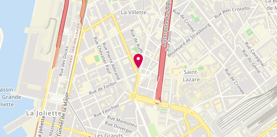Plan de Crédit Mutuel, 105 avenue Camille Pelletan, 13003 Marseille