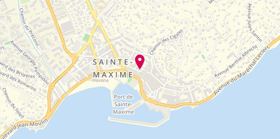 Plan de Ste Maxime Sarrasins, 3 place des Sarrasins, 83120 Sainte-Maxime