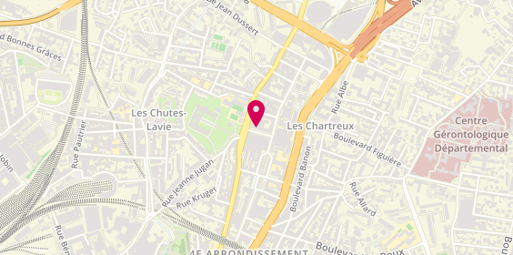 Plan de Caisse d'Epargne Cepac, 202 avenue des Chartreux, 13004 Marseille