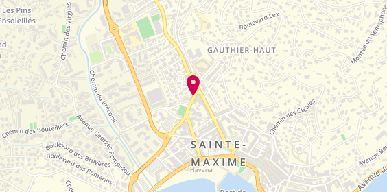 Plan de Crédit Mutuel, 2 Rue du Dr Sigallas, 83120 Sainte-Maxime