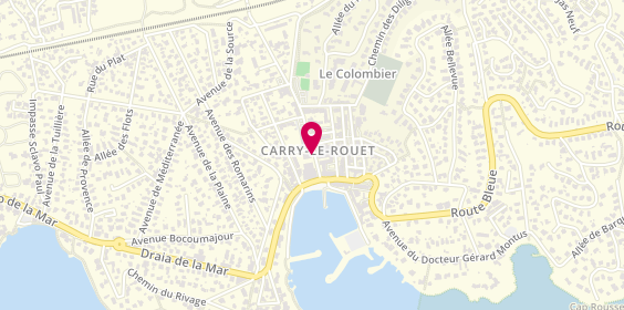 Plan de LCL Banque et assurance, avenue Aristide Briand, 13620 Carry-le-Rouet