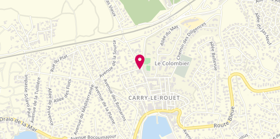 Plan de CIC, 1 Rue du Colonel Rozanoff, 13620 Carry-le-Rouet