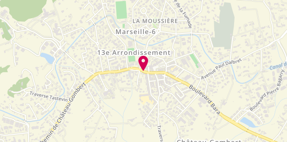 Plan de Agence Chateau Gombert, 1 Rue Centrale, 13013 Marseille