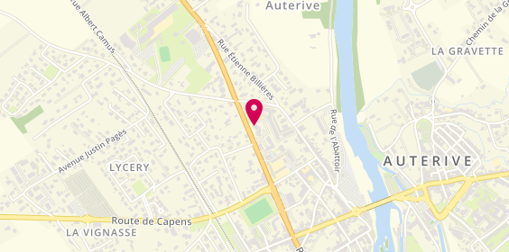 Plan de Bnp Paribas, 22 Route de Toulouse, 31190 Auterive