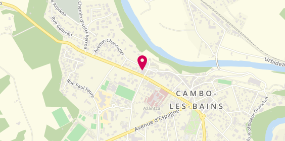 Plan de Banque Michel Inchauspé - Bami, 44 Allée Edmond Rostand, 64250 Cambo-les-Bains