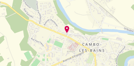 Plan de BNP Paribas - Cambo Les Bains, 2 Avenue Saint-Laurent, 64250 Cambo-les-Bains