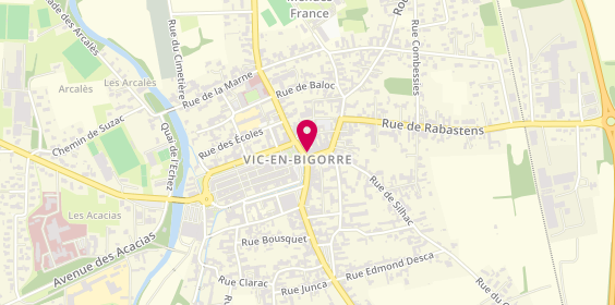 Plan de Sg, place de la République, 65500 Vic-en-Bigorre