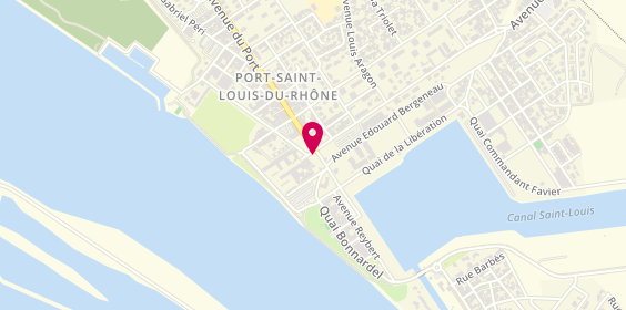 Plan de Agence Port St Louis du Rhone, 6 place des Poilus, 13230 Port-Saint-Louis-du-Rhône