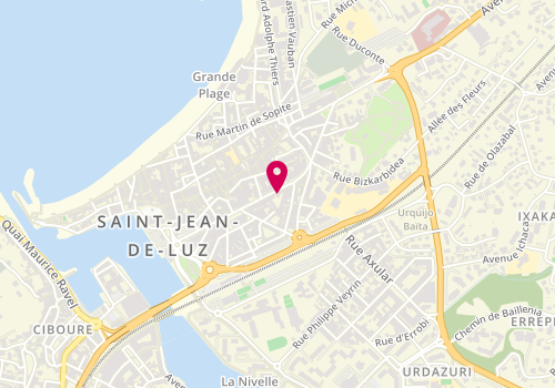 Plan de Saint Jean de Luz, 38 Boulevard Victor Hugo, 64500 Saint-Jean-de-Luz