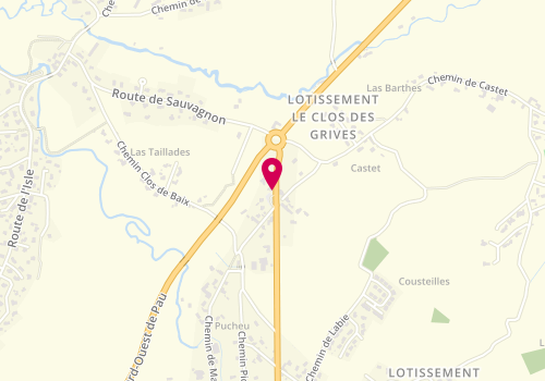 Plan de Groupama, Route Départementale Pt Aéroport, 64121 Serres-Castet