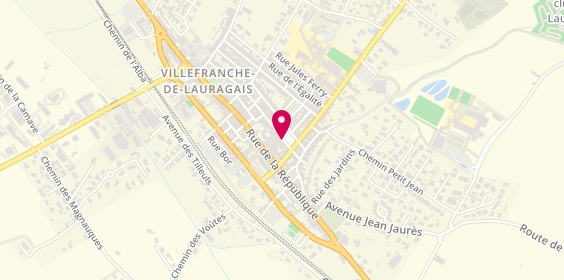 Plan de Groupama, 5 place Gambetta, 31290 Villefranche-de-Lauragais