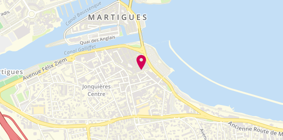 Plan de BNP Paribas - Martigues, 9 esplanade des Belges, 13500 Martigues
