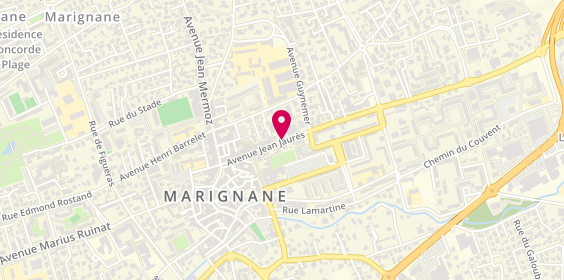 Plan de Agence Marignane, 3 Avenue Jean Jaurès, 13700 Marignane