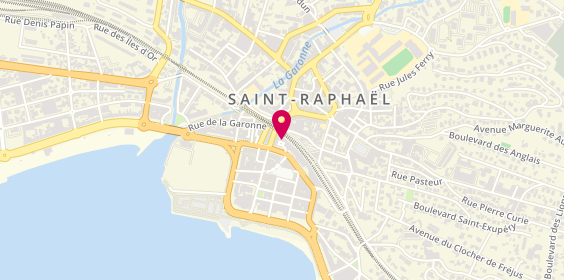 Plan de St Raphael Gallieni, 42 place Maréchal Gallieni, 83700 Saint-Raphaël