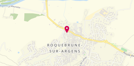 Plan de Crédit Agricole, place Germain Ollier, 83520 Roquebrune-sur-Argens