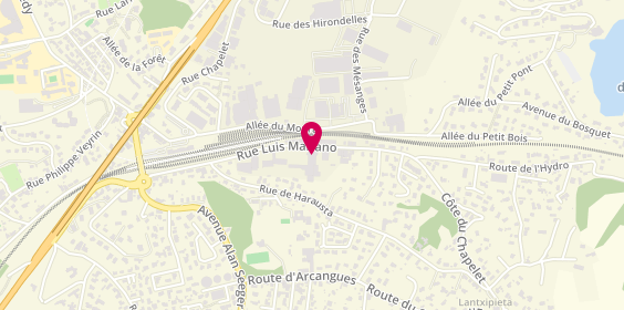 Plan de Cic Sud Ouest, 44 Rue Luis Mariano, 64200 Biarritz