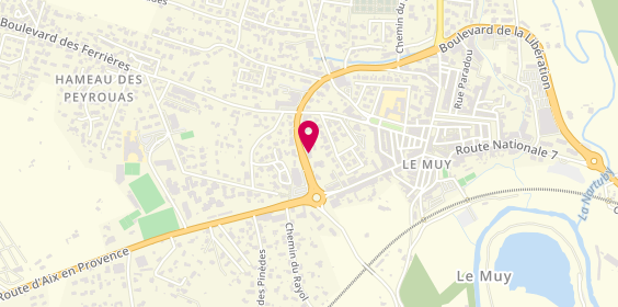 Plan de Lcl le Crédit Lyonnais, 90 Boulevard de la Libération, 83490 Le Muy