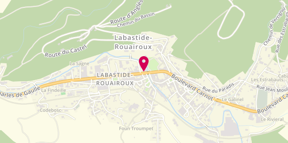 Plan de Agence LABASTIDE ROUAIROUX, 47 Bis Boulevard Carnot, 81270 Labastide-Rouairoux
