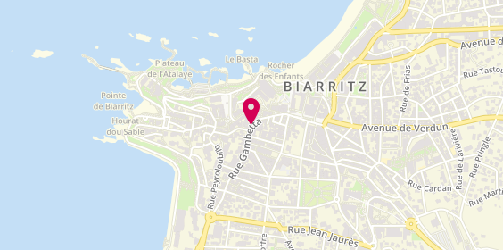 Plan de Banque Pouyanne, 14 Rue Gambetta, 64200 Biarritz