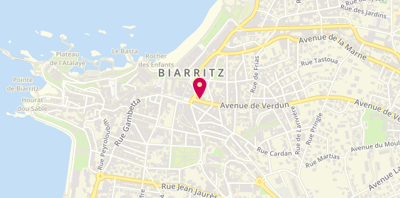 Plan de Bnp Paribas, 2 avenue Edouard Vii, 64200 Biarritz