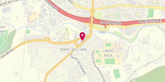 Plan de Agence Pont de l'Arc, 96 avenue Fortuné Ferrini, 13090 Aix-en-Provence