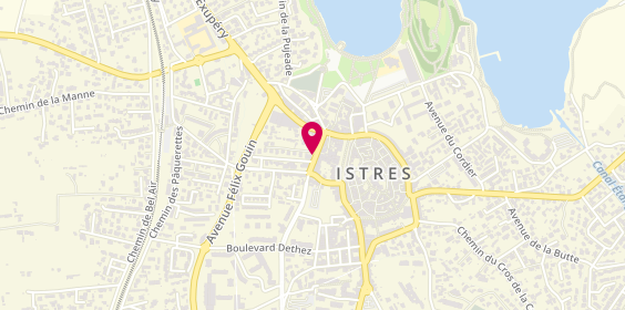 Plan de Agence Istres, 16 Boulevard Léon Jouhaux, 13800 Istres