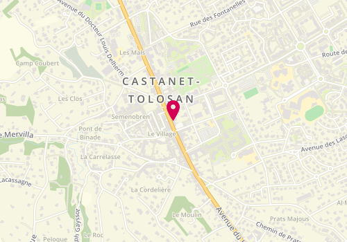 Plan de Cic Sud Ouest, 3 avenue de Toulouse, 31320 Castanet-Tolosan