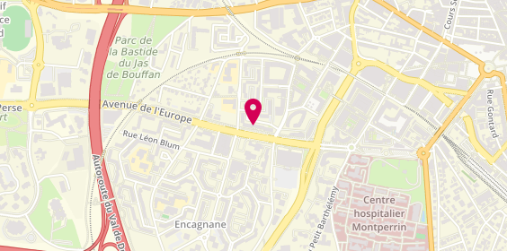 Plan de Aix Europe, 34 Avenue de l'Europe Immeuble Sainte Baume, 13090 Aix-en-Provence