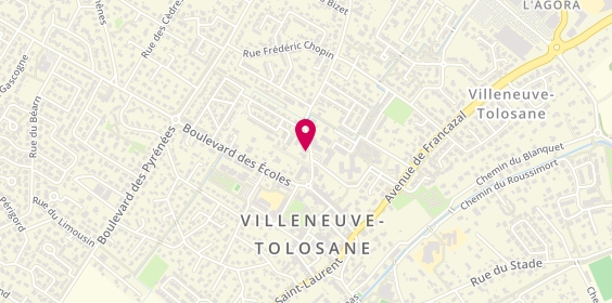Plan de Agence Villeneuve Tolosane, 3 avenue de Cugnaux, 31270 Villeneuve-Tolosane