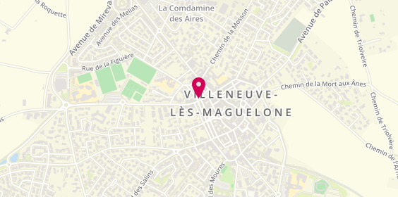 Plan de Agence de Villeneuve Les Maguelone, avenue de Mireval, 34750 Villeneuve-lès-Maguelone