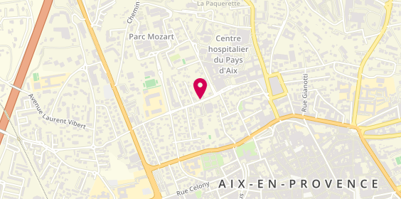 Plan de Agence Aix Mozart, Avenue Henri Pontier, 13100 Aix-en-Provence
