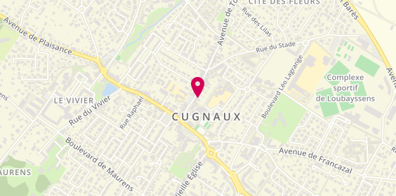 Plan de Agence de Cugnaux, 10 avenue de Toulouse, 31270 Cugnaux