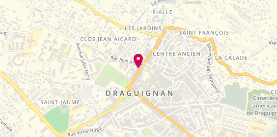 Plan de BNP Paribas - Draguignan, 13-15 Boulevard Maréchal Foch, 83300 Draguignan
