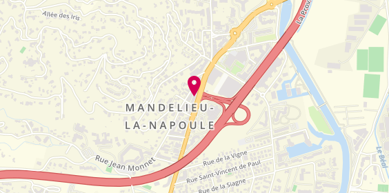 Plan de Agence Mandelieu la Napoule, 551 avenue de Cannes, 06210 Mandelieu-la-Napoule