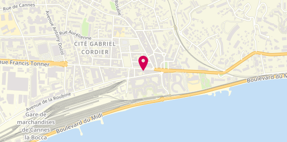 Plan de Crédit Agricole, 59 avenue Francis Tonner, 06150 Cannes