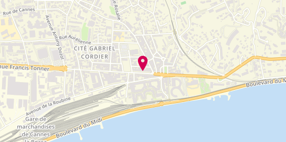 Plan de Cannes Bocca Tonner, 66 avenue Francis Tonner, 06150 Cannes