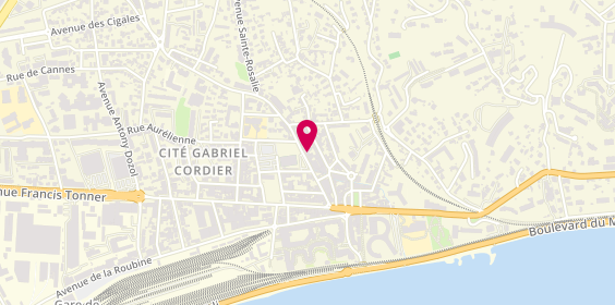 Plan de Banque Populaire Méditerranée, 28 avenue Michel Jourdan, 06150 Cannes