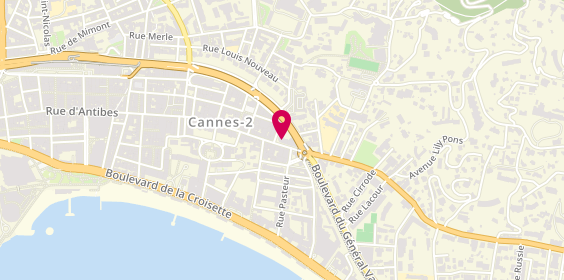 Plan de Banque Populaire Méditerranée, 141 Rue d'Antibes, 06400 Cannes