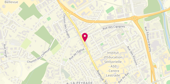 Plan de Agence Crédit Agricole Ramonville-Saint-Agne, 12 avenue Tolosane, 31520 Ramonville-Saint-Agne