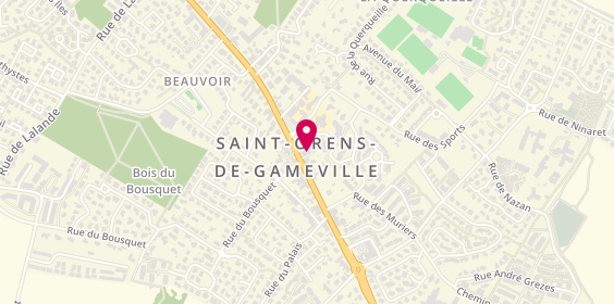 Plan de Agence de St Orens de Gameville, 35 avenue de Gameville, 31650 Saint-Orens-de-Gameville