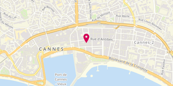 Plan de Banque Populaire Méditerranée, 25 Rue Bivouac Napoléon, 06400 Cannes