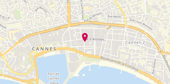 Plan de Caisse d'Epargne Cote d'Azur, 5 Rue des Belges, 06400 Cannes