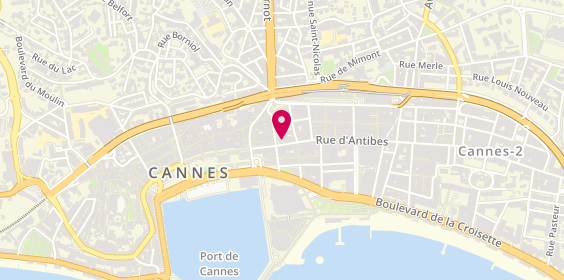 Plan de LCL Banque et assurance, 13 Rue d'Antibes, 06400 Cannes