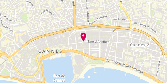 Plan de Bnp, 23 Rue d'Antibes, 06400 Cannes