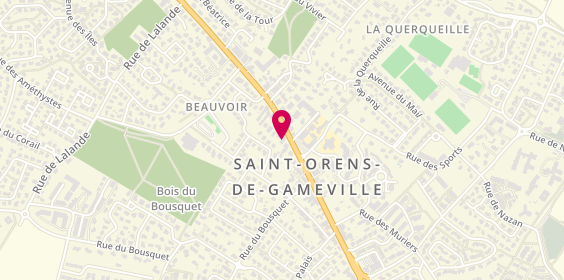 Plan de Banque Populaire Occitane, 36 avenue de Gameville, 31650 Saint-Orens-de-Gameville