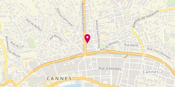 Plan de Banque Populaire Méditerranée, 10 Boulevard Carnot, 06400 Cannes