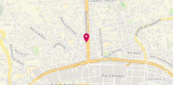 Plan de Agence Cannes Carnot, 17 Boulevard Carnot, 06400 Cannes